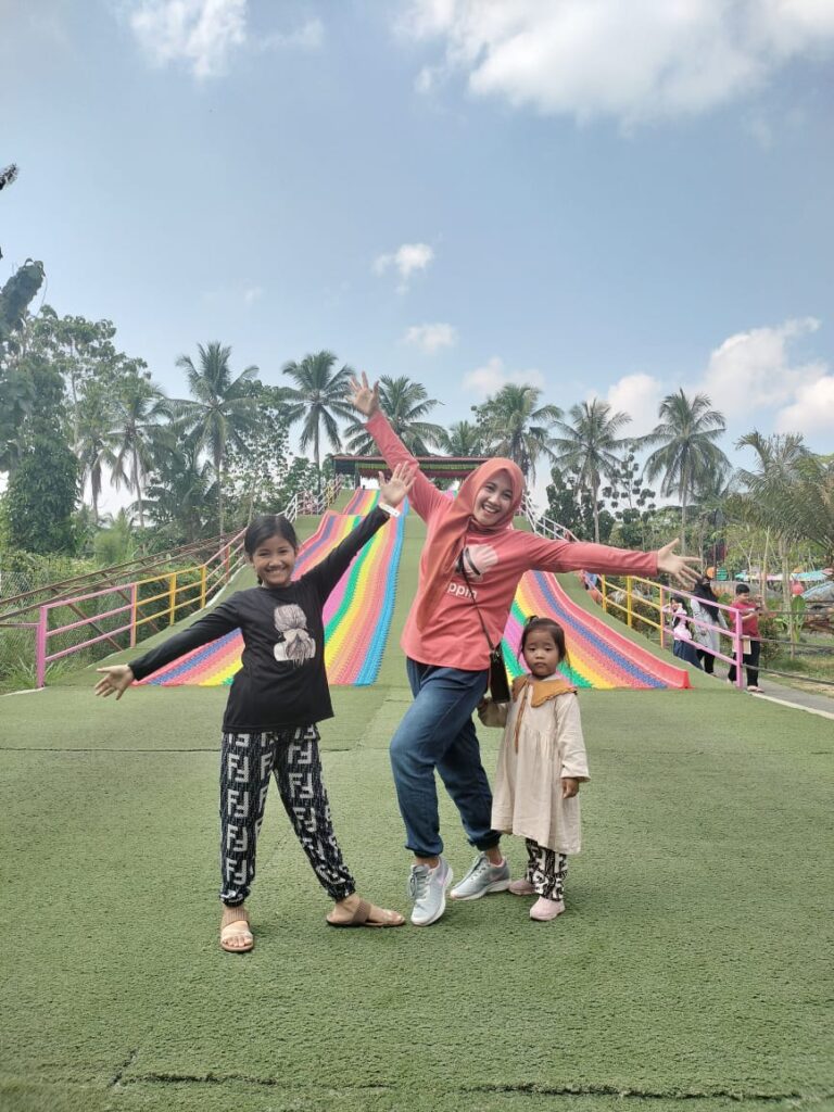Rainbow slide Borobudur land