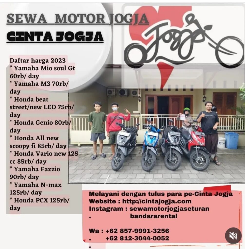 jogja sewa motor